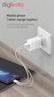 شارژر دیواری مک دودو مدل CH-6721 به همراه کابل تبدیل USB-C