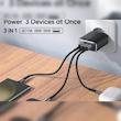 شارژر دیواری 45 وات 3 پورت مک دودو مدل 3-Ports به همراه کابل تبدیل USB-C به USB-C