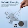 شارژر بی‌سیم 15 وات بیسوس مدل Simple Mini4 Air Magnetic Wireless Charger