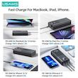 پاوربانک یوسمز مدل CD185 ظرفیت 30000 میلی آمپر ساعت به همراه کابل USB-C