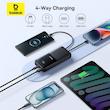 پاوربانک 22.5 وات بیسوس مدل  LIPOW PPJP312 ظرفیت 20000 میلی آمپر ساعت به همراه کابل usb-c و لایتنینگ