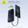 پاوربانک 22.5 وات بیسوس مدل  LIPOW PPJP312 ظرفیت 20000 میلی آمپر ساعت به همراه کابل usb-c و لایتنینگ