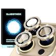محافظ لنز دوربین گلستیک مدل Ring Metal Diamond مناسب برای گوشی موبایل اپل Iphone 14 Pro / 14 Pro max