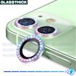 محافظ لنز دوربین گلستیک مدل Ring Metal Diamond مناسب برای گوشی موبایل اپل Iphone 14 Pro / 14 Pro max
