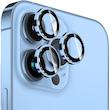 محافظ لنز دوربین قاب استایل مدل Metal مناسب برای گوشی موبایل اپل Iphone 16 Pro Max / Iphone 16 Pro 