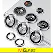 محافظ لنز دوربین ام‌گلس مدل Ring Metal مناسب برای گوشی موبایل سامسونگ Galaxy S23 Ultra