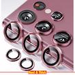 محافظ لنز دوربین هارد اند تیک مدل Ring Metal مناسب برای گوشی موبایل سامسونگ Galaxy S22 Ultra