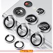 محافظ لنز دوربین هارد اند تیک مدل Ring Metal مناسب برای گوشی موبایل سامسونگ Galaxy S22 Ultra