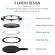 محافظ لنز دوربین رینگی آکوآرا مدل Ring MT مناسب برای گوشی موبایل شیائومی Poco X7 Pro