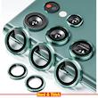 محافظ لنز دوربین هارد اند تیک مدل Ring Metal مناسب برای گوشی موبایل سامسونگ Galaxy S22 Ultra