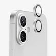 محافظ لنز دوربین فلزی مسیر مدل Whte مناسب برای گوشی موبایل اپل iPhone 17