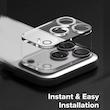 محافظ لنز دوربین شیشه‌ای آتوچبو مدل i17 Clear مناسب برای گوشی موبایل اپل iPhone 17 ProMax