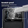 محافظ لنز دوربین بادیگارد مدل 3D GL مناسب برای گوشی موبایل شیائومی Poco X6 Pro