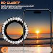 محافظ لنز دوربین فلزی مسیر مدل Diamond Ring مناسب برای گوشی موبایل اپل iPhone 17
