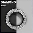 محافظ لنز دوربین فلزی مسیر مدل Diamond Ring مناسب برای گوشی موبایل اپل iPhone 17