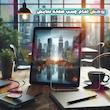 محافظ صفحه نمایش ساده شهر گلس مدل TABNEWS8 مناسب برای تبلت سامسونگ Galaxy Tab T220 / Galaxy Tab A7 Lite / Galaxy Tab A7 Lite