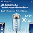 ماشین اصلاح موی صورت شارژی کیمی مدل KM-T390 3in1 مجموعه 2 عددی