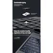 کیف کلاسوری کیبورددار نیلکین مدل Bumper Combo Backlit Keyboard مناسب برای تبلت اپل  iPad Pro 13 2024