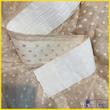 پرده تیکو دکو مدل دوخت ساده تور راشل کادکا طرح اشرفی دالبوردار سایز 280 × 300 سانتی‌متر