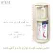 قفسه حمام اطلس مدل ساحل طرح گردان 