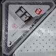 استند حمام مدل سه طبقه مثلثی کد HS18