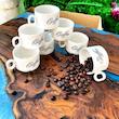 فنجان مدل coffee کد 04 بسته چهار عددی