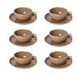 فنجان و نعلبکی بی.وی.کی طرح مجستیک کد 452613 مجموعه 6 عددی همراه با استند 
