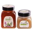 عسل طبیعی گون گز رویال کندو کوهرنگ - 900 گرم به همراه عسل سفید رویال کندو کوهرنگ - 450 گرم