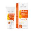 کرم ضد آفتاب بی رنگ تاپ شاپ مدل  SPF 50 مناسب انواع پوست حجم 50 میلی لیتر    