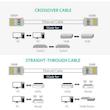 سوکت شبکه  Cat6 یوگرین مدل NW111-50248 بسته 100 عددی 