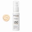 کرم ضد آفتاب رنگی صورت اسپارک وودن SPF 50 مدل ویتامین E ‌محافظ UVA ،UVB مناسب برای انواع پوست حجم 50 میلی‌لیتر