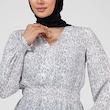 بلوز آستین بلند یقه هفت زنانه برنس مدل فریما