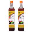 سرکه انگبین عسلی نعنایی گیاهستان حکیم - 900 میلی لیتر بسته 2 عددی