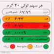 کوکی گردو کشمش درنا بسته 12 عددی