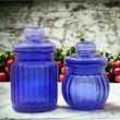 ست جای ادویه 2 تکه طرح مای شیشه ای