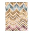 روکش لحاف آدنو مدل Zigzag کد IR38 یک نفره سایز 160x220 سانتی متر