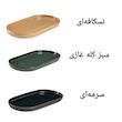 رولت‌خوری بیضی بی‌وی‌کی مدل گلکسی TP453248 چینی 24×12×2 سانتی‌متر، مناسب سرو رولت و خوراکی‌های باریک، شستشوی دستی، مجموعه 2 عددی
