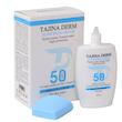 کرم ضد آفتاب بی‌رنگ تاجینادرم SPF 50 مدل Dry ‌مناسب برای پوست خشک محافظ UVA/UVB حجم 50 میلی‌لیتر