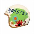 کلاه کاسکت ردلاین مدل BRIGHT Cream / Monster 936
