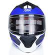 کلاه کاسکت فک متحرک فلش مدل 935sv white/blue