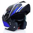 کلاه کاسکت فک متحرک فلش مدل 935sv white/blue
