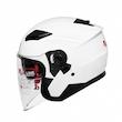 کلاه کاسکت سه‌چهارم بدون فک ردلاین مدل BRIGHT WHITE 956 