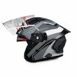 کلاه کاسکت سه چهارم بدون فک ردلاین مدل MATT BLACK / Grey Galaxy 966