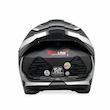 کلاه کاسکت سه چهارم بدون فک ردلاین مدل MATT BLACK / Grey Galaxy 966