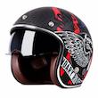 کلاه کاسکت وسپایی ردلاین مدل 936 Matt Black/ Fly