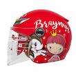 کلاه کاسکت بچه گانه بدون فک ردلاین مدل BRIGHT RED / Princess 908