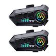 بلوتوث کلاه کاسکت مدل V10 2X مجموعه دو عددی