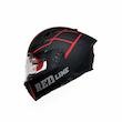 کلاه کاسکت فک متحرک ردلاین مدل MATT BLACK / Red 960