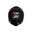 کلاه کاسکت فک متحرک ردلاین مدل MATT BLACK / Red 960