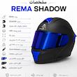 کلاه کاسکت فک متحرک ریما مدل SHADOW
